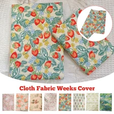 Cute Cloth Fabric Weeks Cover Animal Flower Weekly Diary Planner Notebook Sleeve