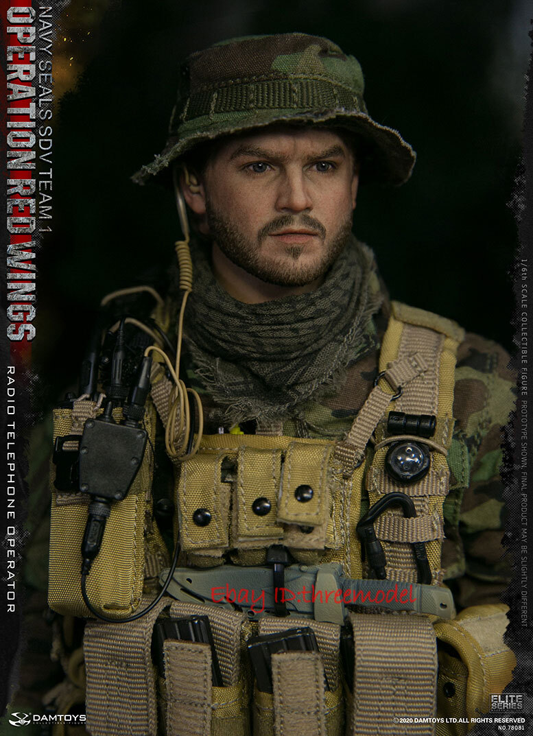 ネイビーシールズ SDVチーム1 - ラジオ テレフォン オペレーター DAMTOYS 78081 Operation Red Wing Navy Seals SDV Team 1 Radio