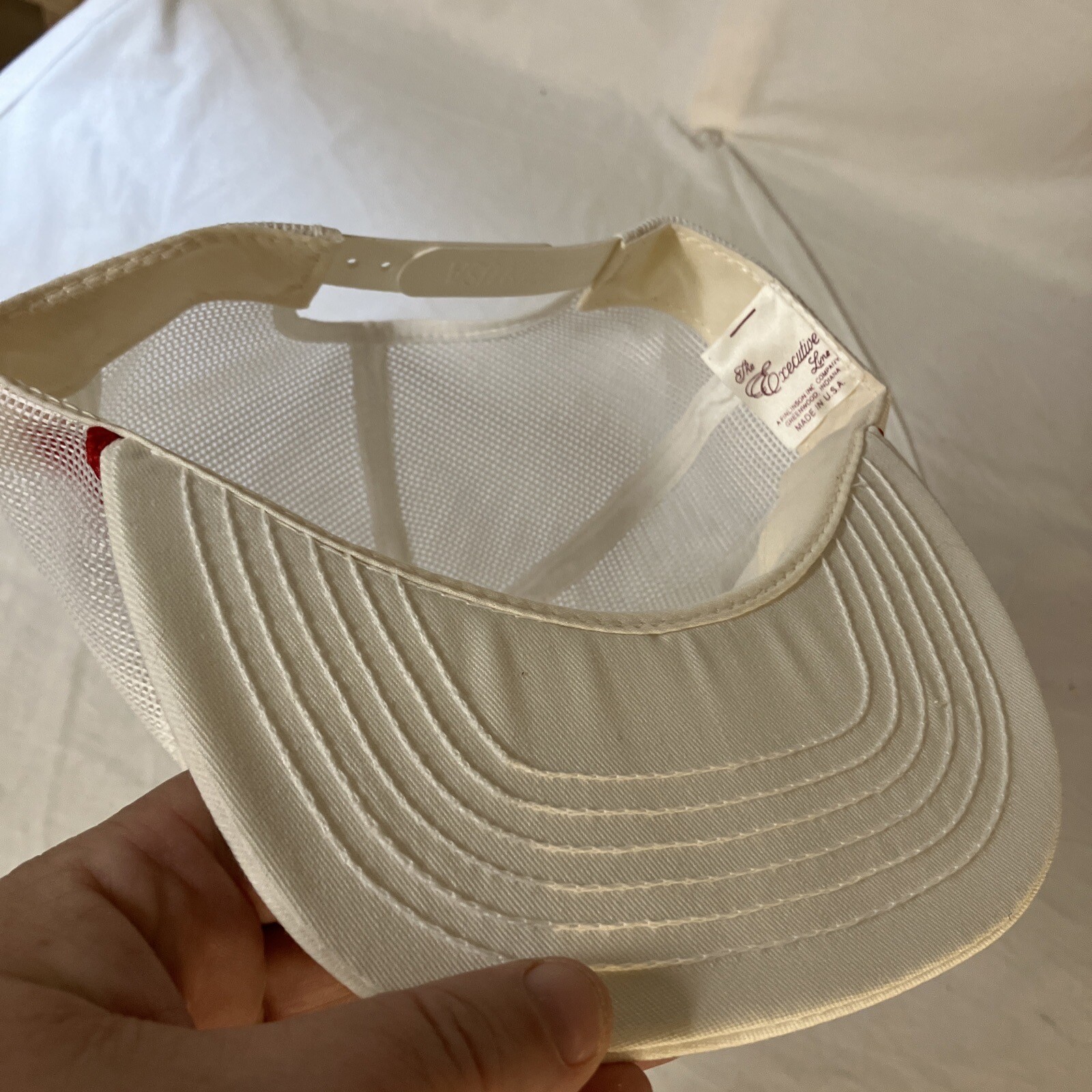 Vtg Rubigan Fungicide Snapback Farm Apple Hat Embroidered Free Shiping