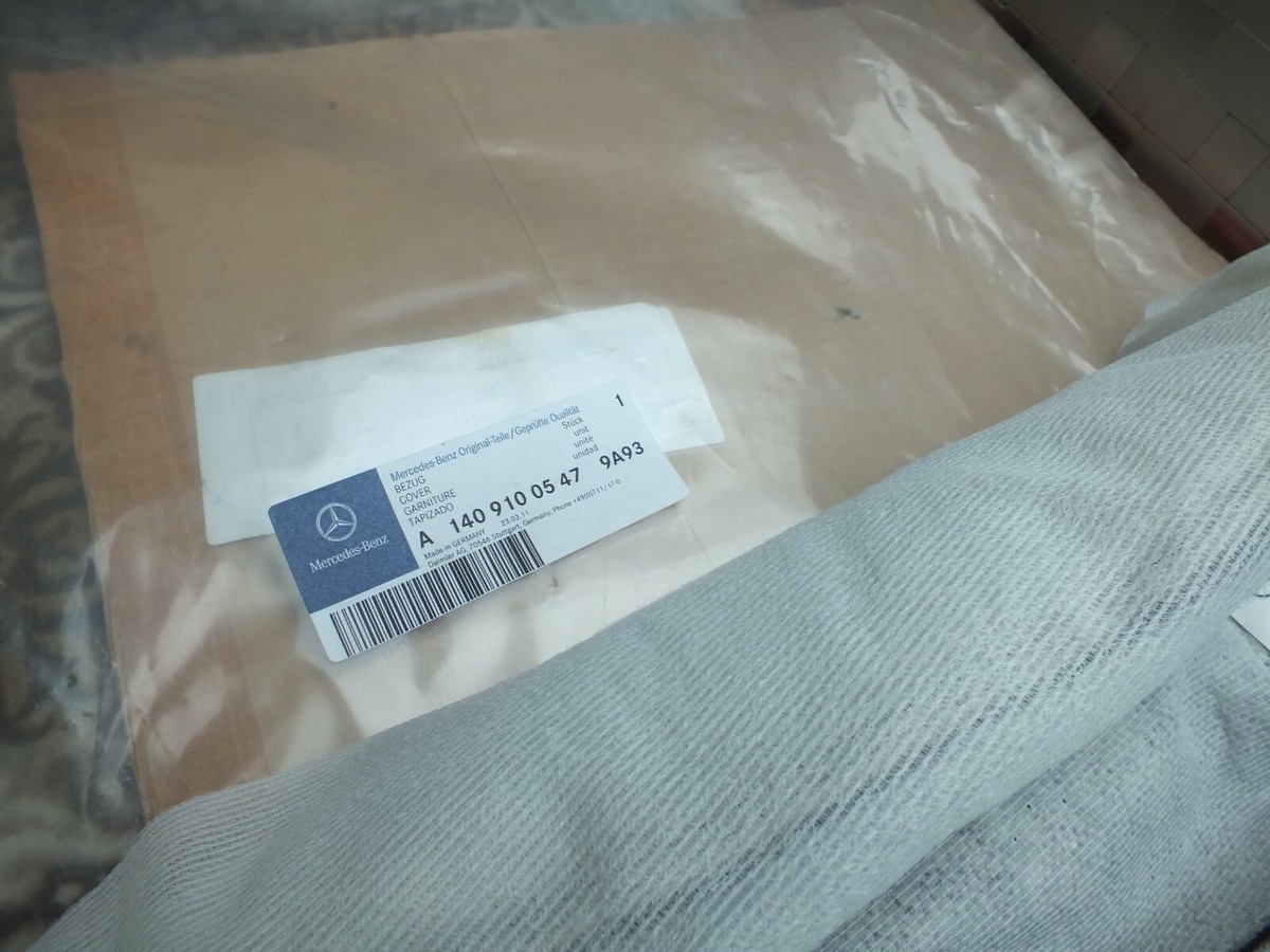 Origin. Mercedes W140 Sitzbezug POLSTEREINLAGE Bezug Heizkissen