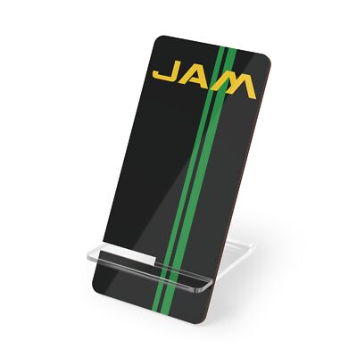 Jamaica Proud Jamaican Team Cell Mobile Smart Phone Desk Display Stand Holder