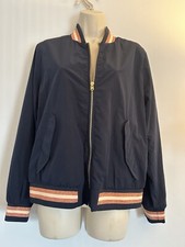 Scotch & Soda Navy Blue Bomber Jacket Uk L 