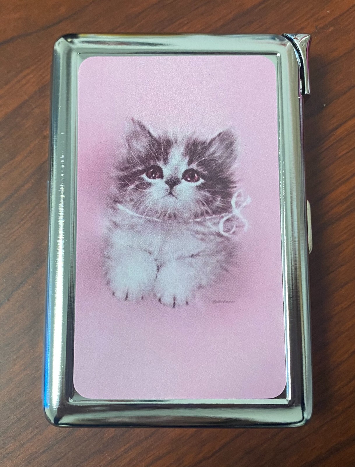 Metal Wallet Pink
