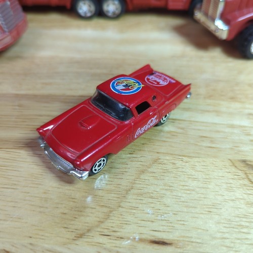 1997 MAJORETTE '57 FORD THUNDERBIRD COCA COLA 200 SERIES RED - Picture 3 of 6