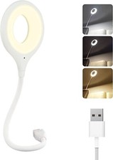 USB Smart Voice Control Night Light LED Dimmable Daylight Bedroom Table Lamp