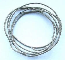 5 Feet.Braided Shield Stranded Single Conductor Guitar / Pickup Wire Made In USA