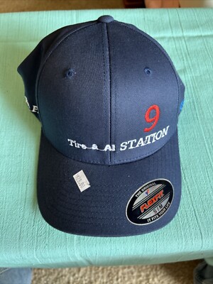 Tire & A1 Station 9 Embroidered Trucker Cap Snapback Hat Richards FlexFit S-M