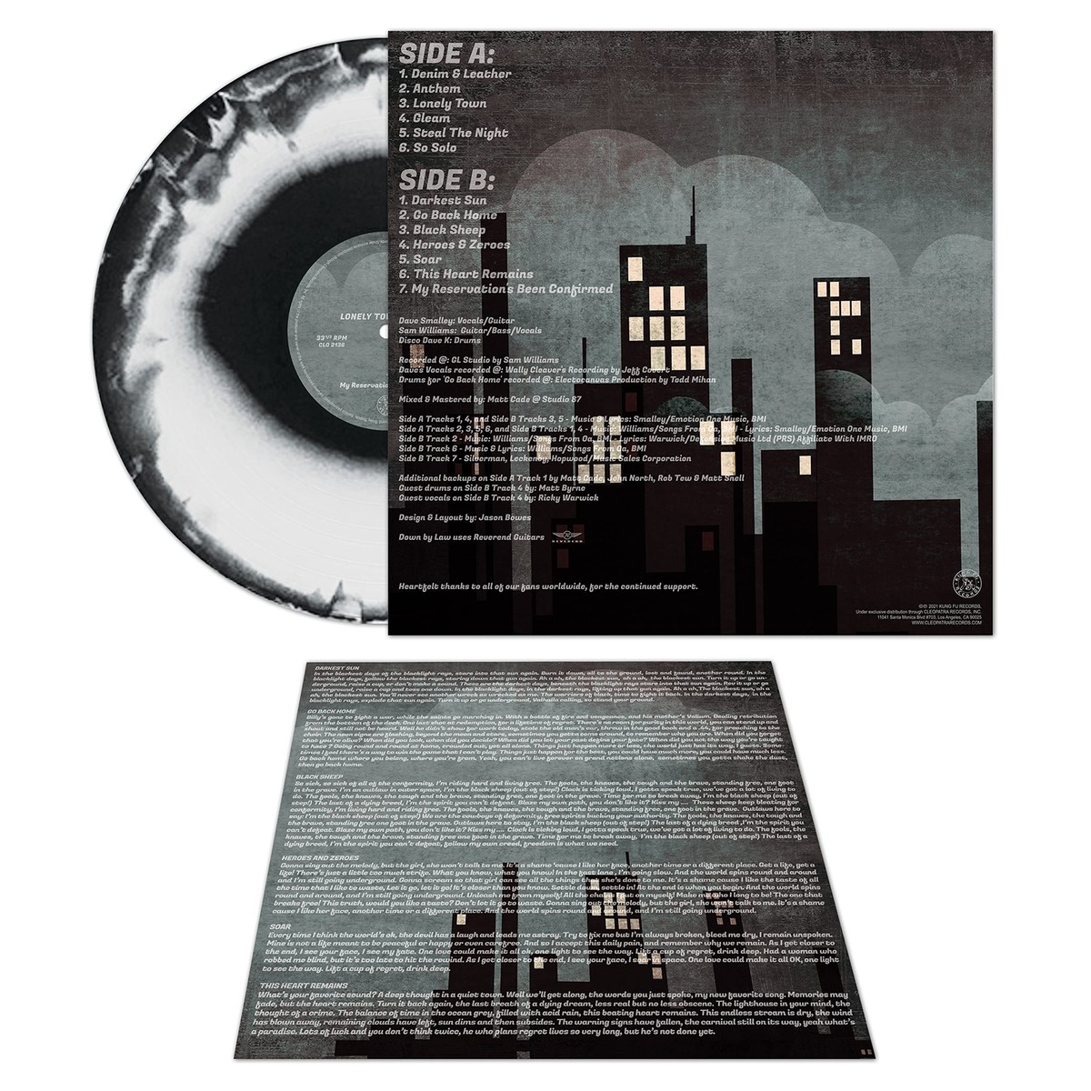 ロンリー・タウン Lonely Town (Black & White Haze Vinyl) 889466213618| eBay