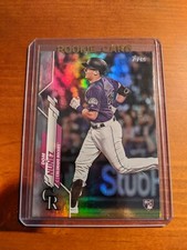 2020 topps series 2 dom nunez Rookie Card #456 Rainbow Parallel Rockies Colorado