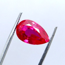 Natural Ceylon 17 Ct Pink Sapphire Pear Cut Faceted Certified Loose Gemstone