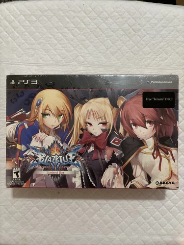 BlazBlue: Chrono Phantasma -- Limited Box (Sony PlayStation 3, 2014) New Sealed