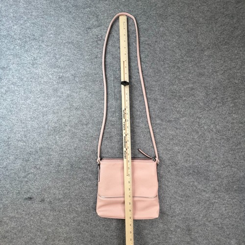 Worthington Womens Crossbody Purse Light Pink Small Shoulder Bag Pockets Blush - Imagen 6 de 12