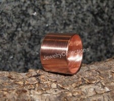 Pure Copper Ring Copper Wide Band Ring Solid Copper Ring Women  Men's Ring B79