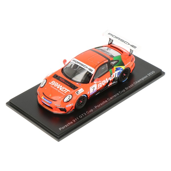 Porsche 911 991 GT3 CUP #7 Carrera Brasil Champion 2020 Paludo Spark S8499 1:43-image