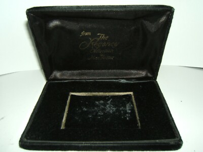 Vintage THE REGENCY COLLECTION BY MAX FACTOR--ORIGINAL BLACK VELVET BOX ONLY