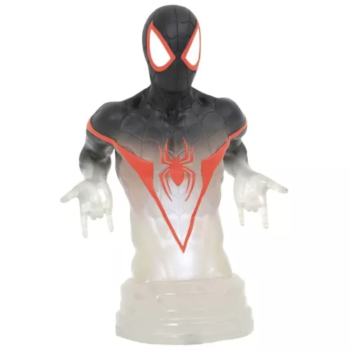 Busto de camuflaje Marvel Miles Morales Mini SDCC Spiderman Diamond Select