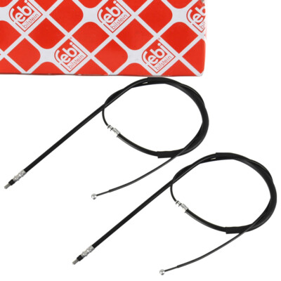 2x febi 176864 Handbremsseil für BMW 1er E81 E82 E87 E88 hinten 34406760443