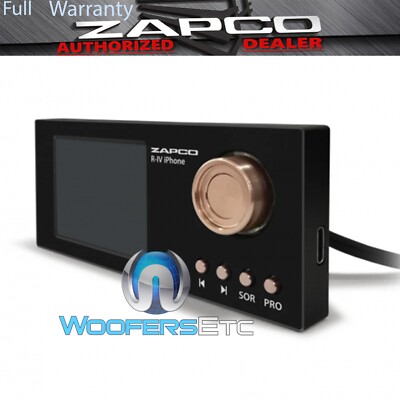ZAPCO R-IV iPHONE CONTROLLER 2.2'' DIGITAL PLAYER FOR DSP Z8 IV II & ADSP Z8 IV8