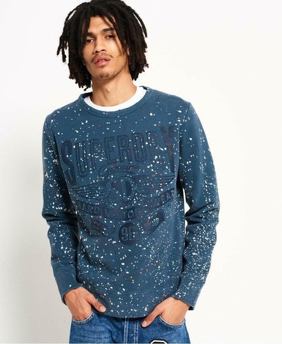 Nueva camisa para hombre Sudadera Jersey De Cuello Redondo Motor City £  44.99 L 40\