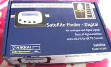 Nikkai Digital Satellite Finder Analog & Digital Signals UK TV Channels - NEW