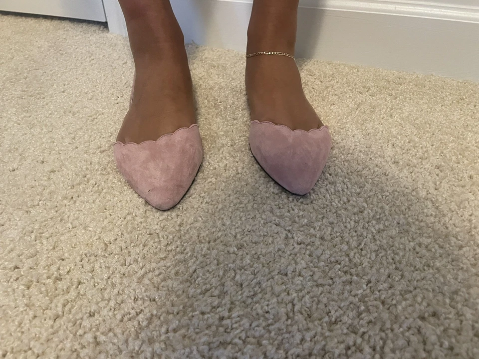 Lot of 2 Adrienne Vittadini Ballet Flats Pink Pair and Blue Pair 8.5M US - Image 4 of 4