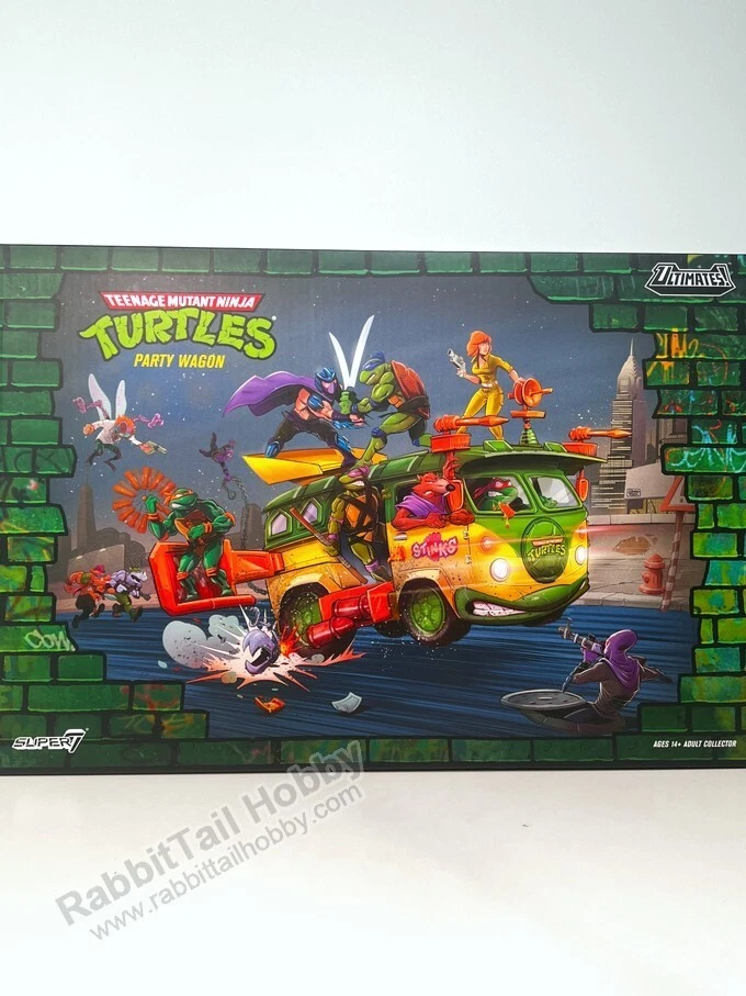SUPER7 Teenage Mutant Ninja Turtles ¡ÚLTIMOS! Vagón de fiesta - TMNT (en stock en EE. UU.) Foto 4 de 4