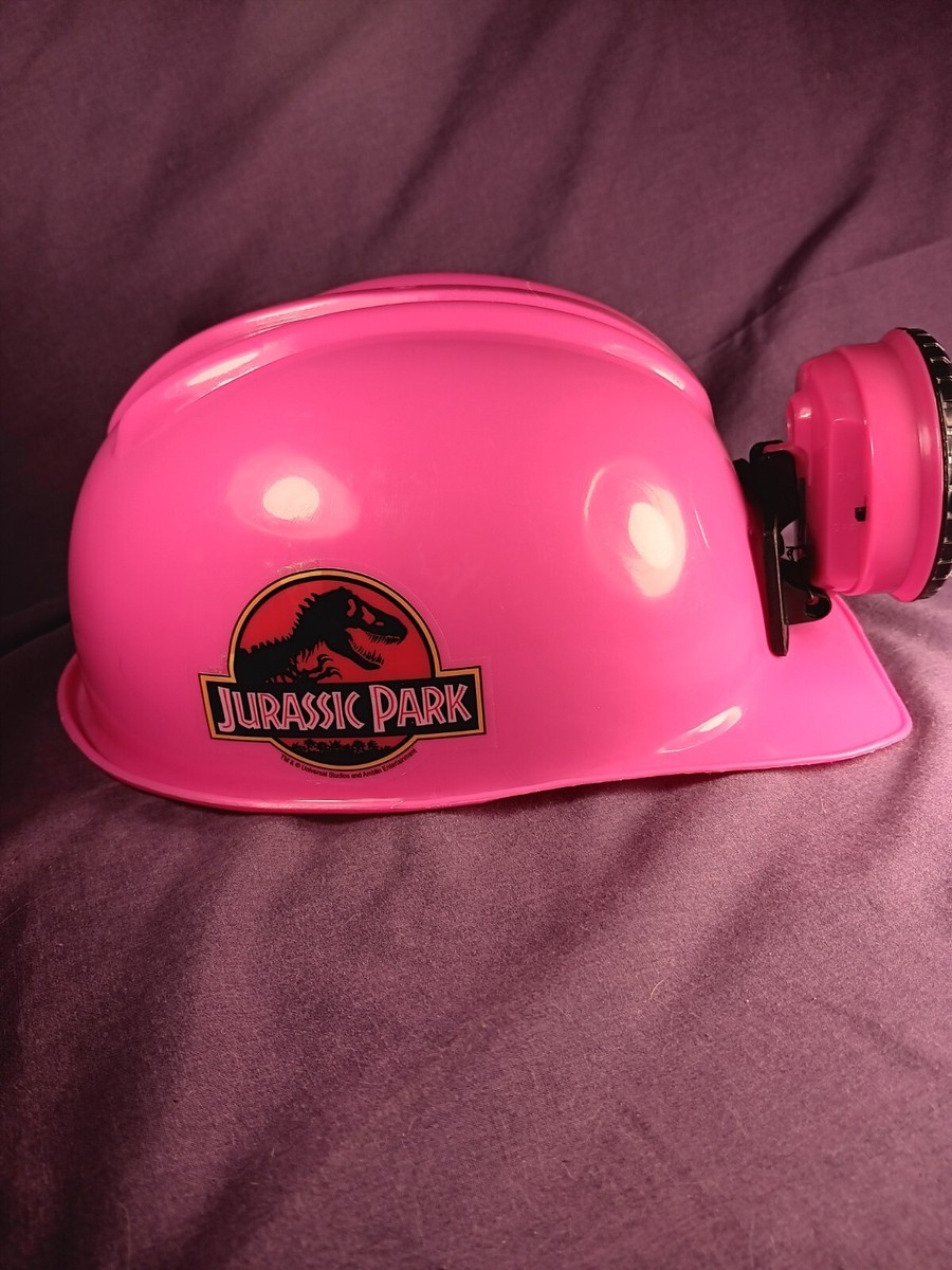 VINTAGE 1996 Universal Studios Jurassic Park Pink Hard Hat  display picture 2