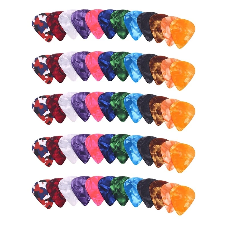 2X 60 Pack Art Guitar Picks Unique Guitar Bass Electric