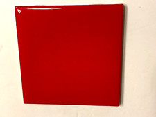 NEW AMERICAN OLEAN 4" x 4" CHERRY RED S01 CRACKLE GLOSS TILES