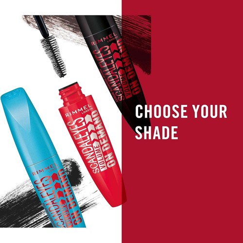 RIMMEL Scandaleyes Volume On Demand Mascara 12ml - 002 Black Brown *PACK OF 2* - Picture 7 of 7
