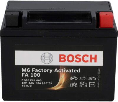 BOSCH AKKU VERSIEGELT M6 FA100 YB4L-B YTX4L-BS HONDA 50 SA Vision 1992 1993 1