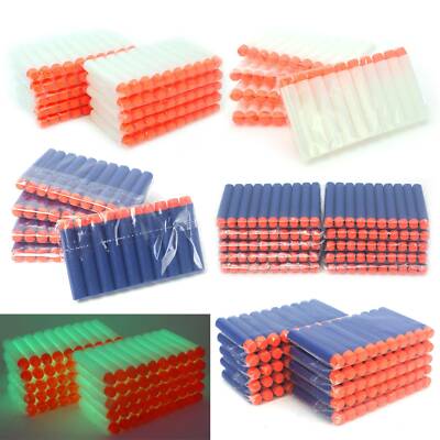 100-1000STK Nachfüll Refill Darts Pfeile Patronen für N-Strike Dunkelblau/Weiß