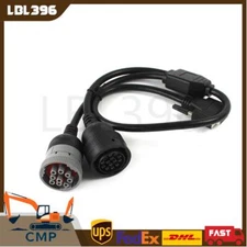 9+14-pin Split Y Service Cable 457-6114 Connector for CAT Diagnostic Tool ET3