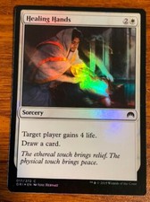 2015 Mtg Magic the Gathering Foil Origins Healing Hands #17/272 