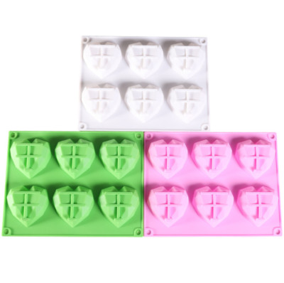3pcs 6-dimensional magic cube silicone mousse cake mold Aromatherapy Candle Mold