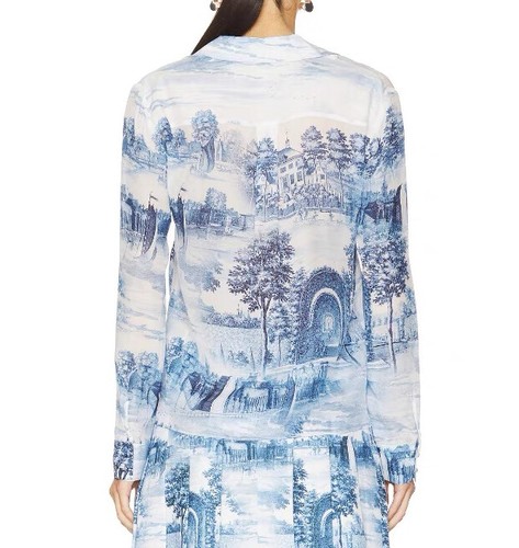 Lockeres Blusentop Damen Alice + Olivia Seide Blumenmuster - Bild 3 von 7