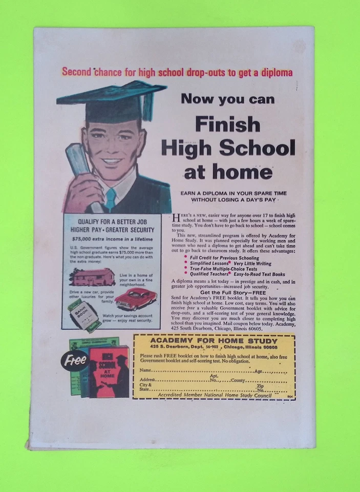 Phantom #39 Vol. 2 1970 Charlton Comics 7.0 Comic Book K72-56 - Image 2 of 2