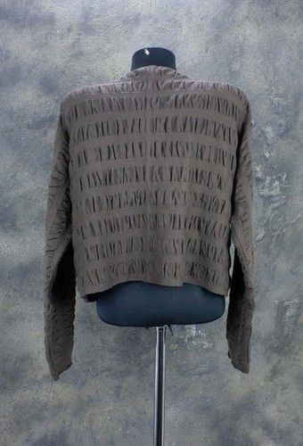 Womens Oska Long Sleeve Lightweight Knit Jacket Brown Cardigan Size 1 DE 38 UK10 - Picture 5 of 12