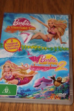 Barbie in A Mermaid Tale and Mermaid Tale 2  DVDs  2 Magical Mermaid Movies