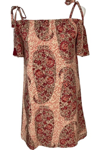 madewell silk paisley dress U-Neck Crossback Maxi Dress in Paisley
