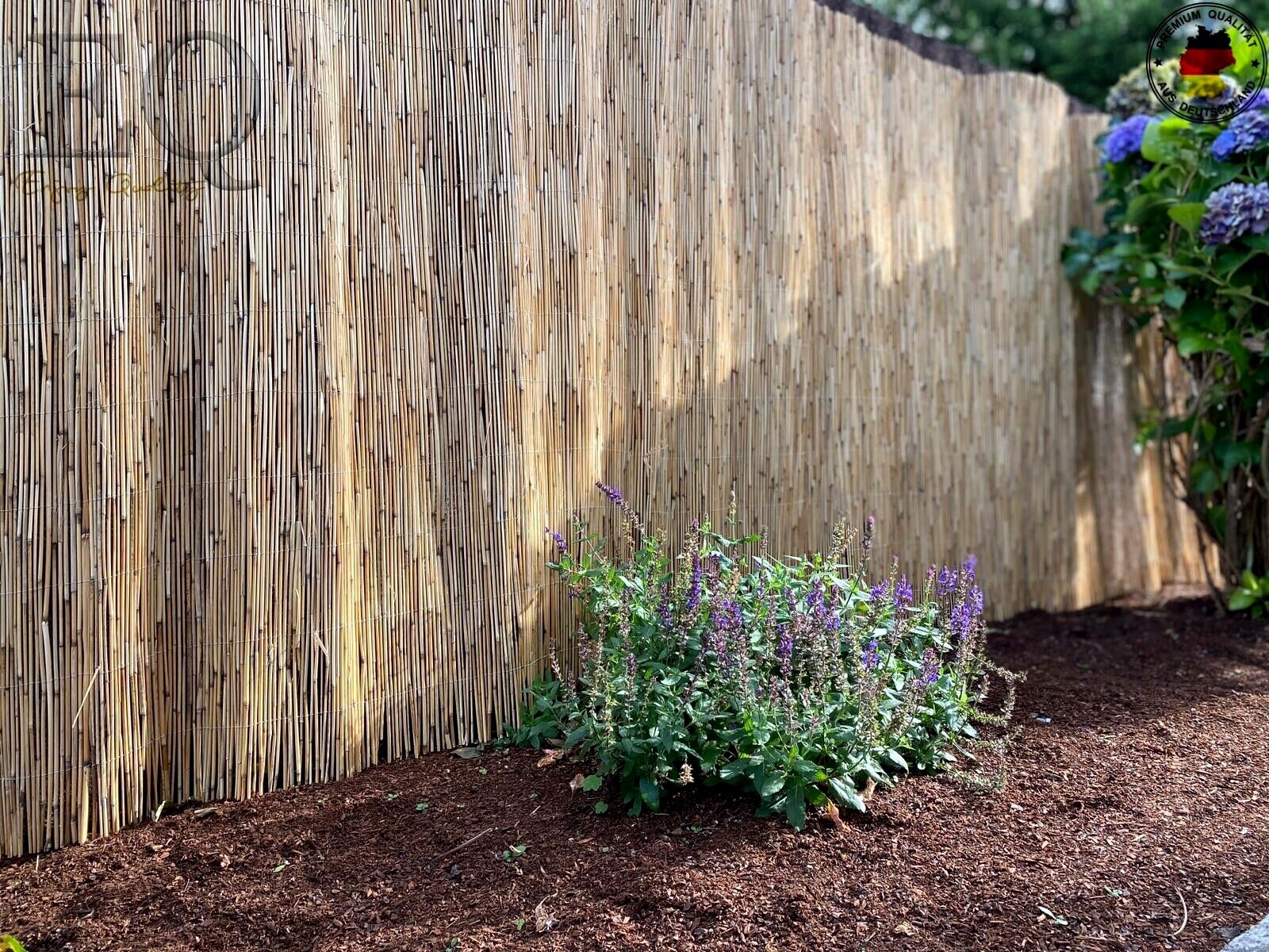 Schilfrohrmatte Schilf Schilfmatte Sichtschutz Bambus Garten Balkon