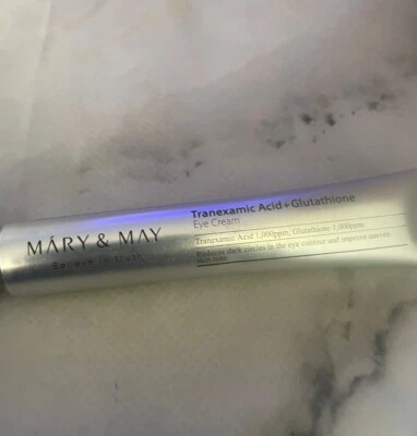 MARY & MAY Tranexamic Acid + Glutathione Eye Cream – 12 g. Buy 2 Get 1 Free