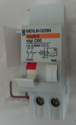 MERLIN GERIN differential block MULTI 9 - C60 - D25A - 2P - 25 300mA 