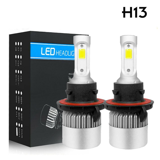 H13 9008 LED Headlight Bulbs for Dodge Ram 1500 2500 3500 2006-2012 Hi