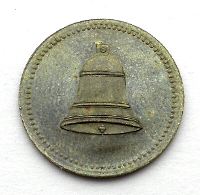 Token Bells GERMANY NUREMBERG SPIEL MARKE BELL Counter Token 19mm 2g Brass, Rare ...