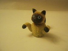 New Finger Cat "Hazel", Rubber, 2" Tall With Tail, Fits Your Finger  026-1 