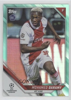 2021 Topps UEFA Champions League Aqua Foil /299 Mohamed Daramy #28 Rookie RC p6a
