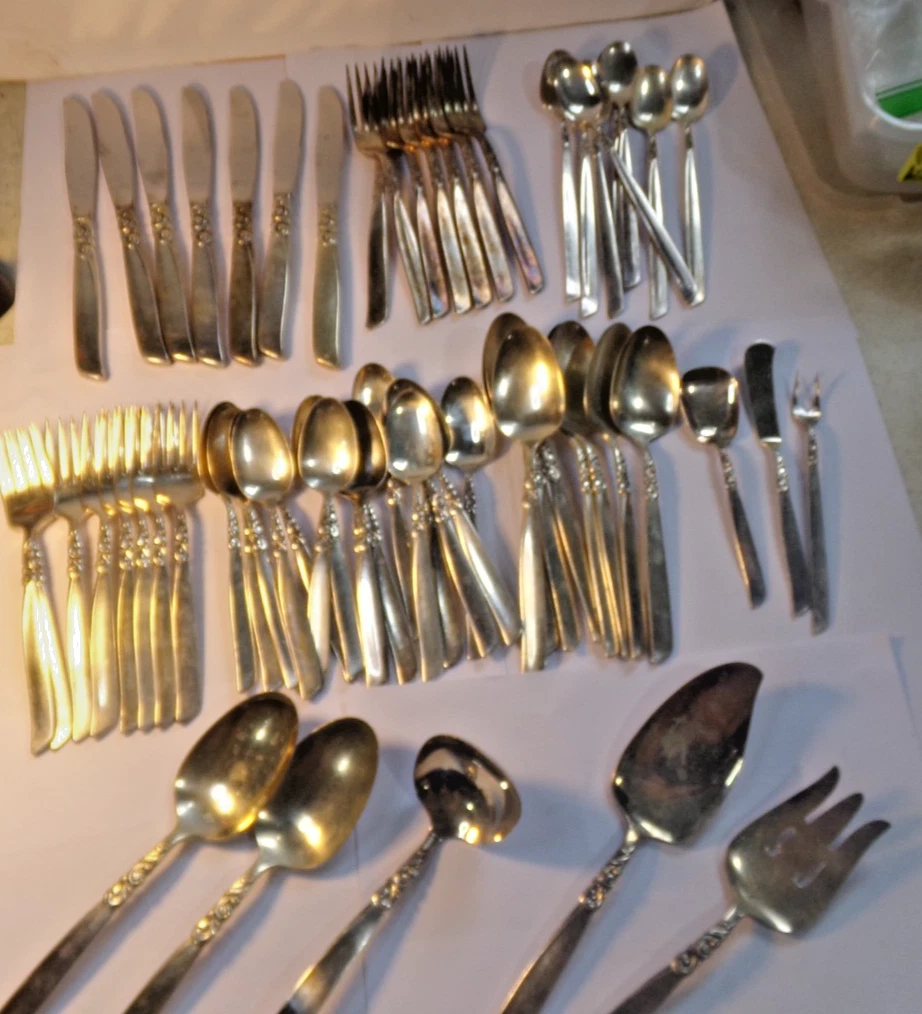 Vintage Community SOUTH SEAS Silver Plate FLATWARE SET 62 pieces