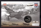 GB - 2008 90th Anniversary of the Royal Air Force Spitfire PNC £5 Coin Cover