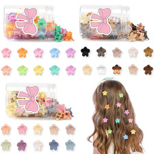 150 Pcs Mini Flower Hair Clips Colorful Small Hair Clips Mini Claw Clips Cute Ha